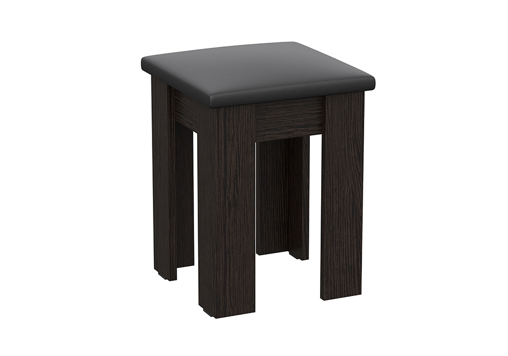 Табурет квадратный №1 дуб венге