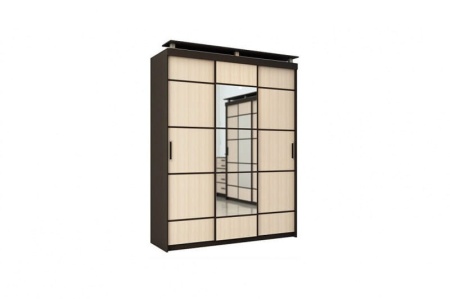 Шкаф-купе Фудзи 3-х створчатый 1500