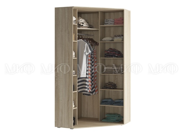 Угловой Шкаф Каролина МДФ (Ш-1100 х В-2236 х Г-1100 мм)/Разные Цвета