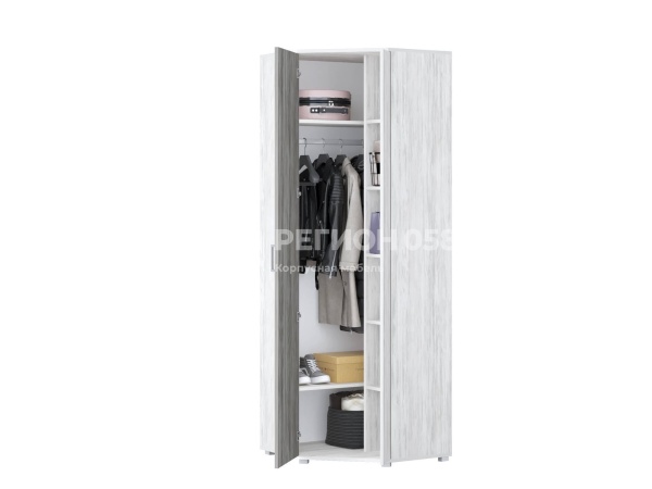 Шкаф Угловой Вавилон-9 ЛДСП (0,8*2,14*0,8)/Разные Цвета