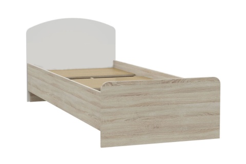 Кровать Мартина белый / дуб сонома