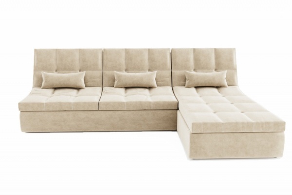 Диван Прямой Коста-Рика 2 с Оттоманкой (Ш-2260 х Г-1800 х В-1020 мм)/Разные Цвета