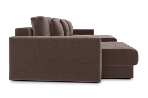 Диван п-образный тик-так Монарх М1О2 коричневый
